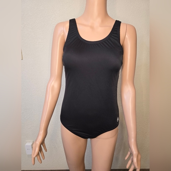 Hurley Women's Small Stretch One Piece Black Swimsuit - Picture 2 of 8